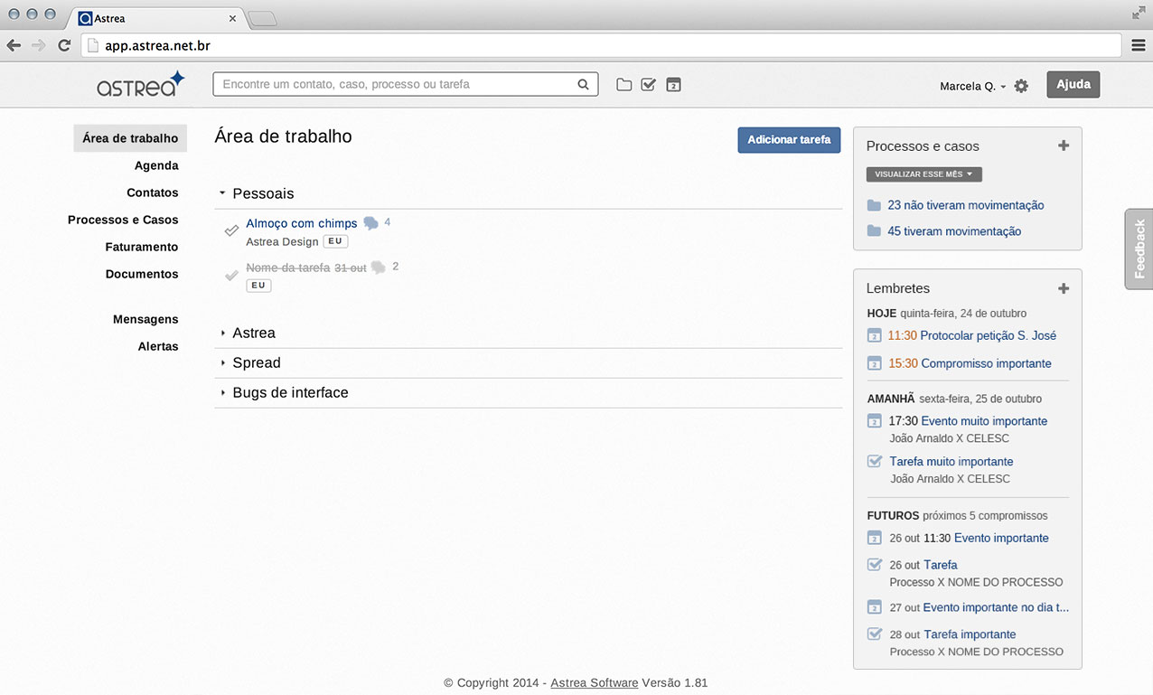 Astrea screenshot